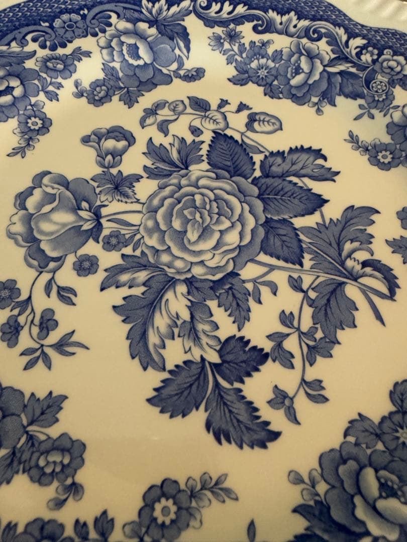 スポードブルーイタリアンアンティーク希少