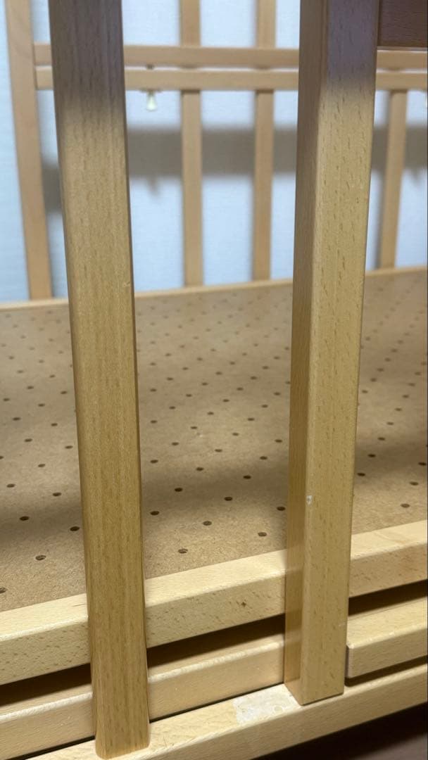 ヤマサキ　ツーオープンベビーベッド　b-side