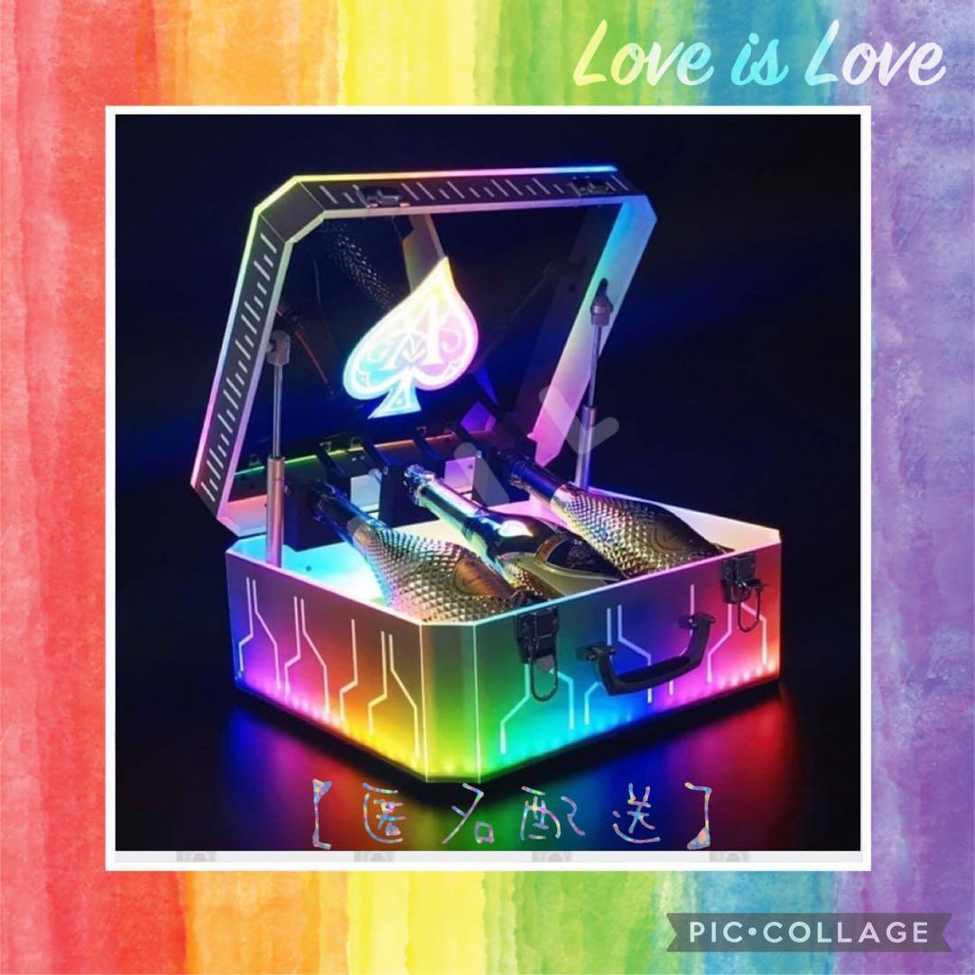 ⭐️アルマンドシャンパン⭐️LED照明付￼ボトルプレゼンター⭐️アタッシュケース⭐️