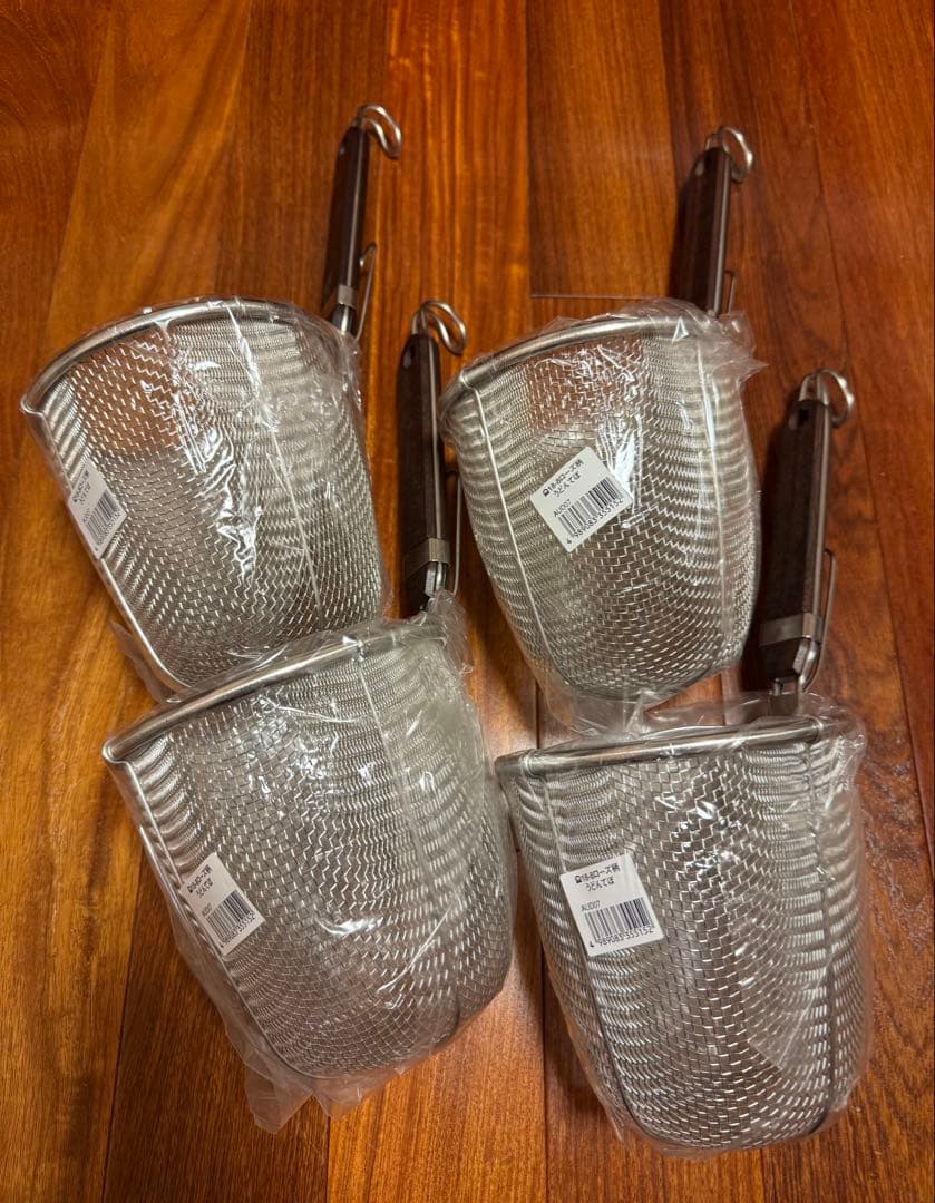 うどんてぼ(ラーメン)4個セット18-8 ローズ柄　TKG業務用総合カタログ商品