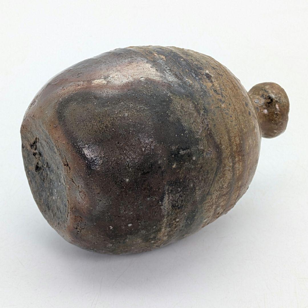 備前市無形文化財 木村玉舟 備前焼 徳利 共箱合布栞 とっくり 酒器 食器 在銘