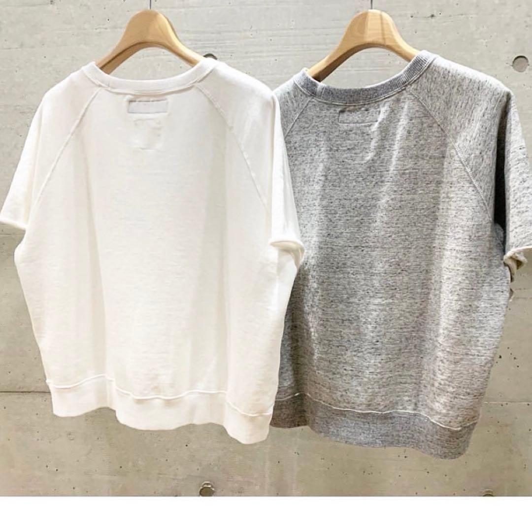 madisonblue HELLO SWEAT S/S URAKE ホワイト