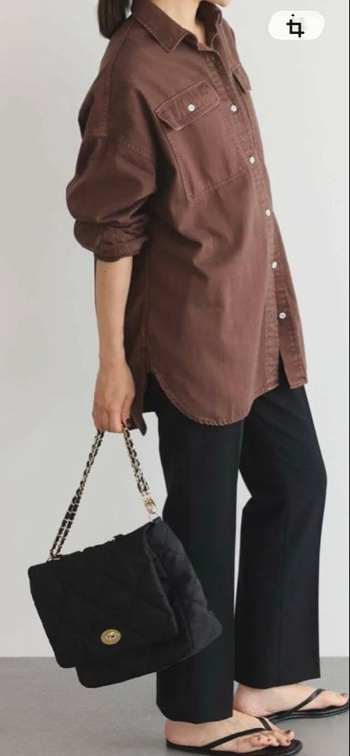 SLOBE IENA キルティングショルダー バッグ