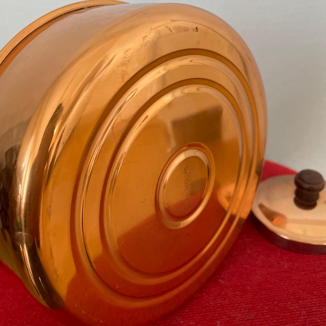 COPPER100WARE 昭和レトロ　銅製ケトル　２Ｌ