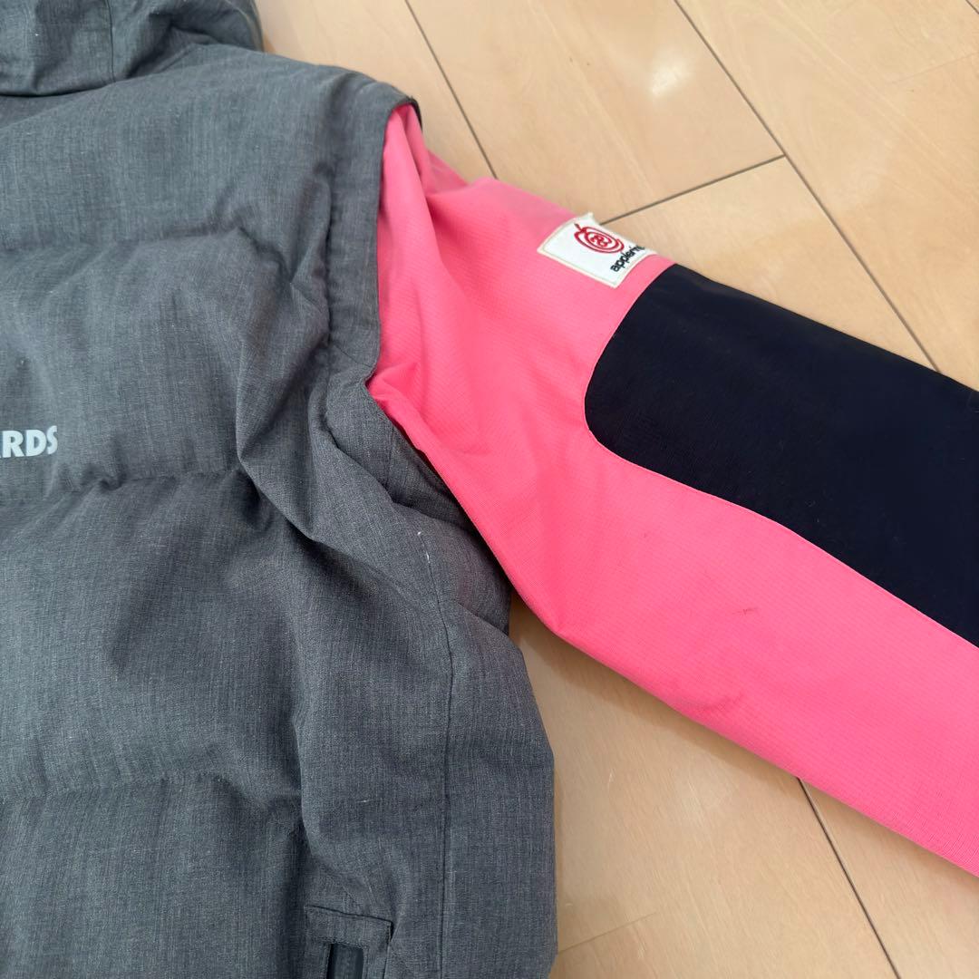 ポールワーズ　スノーボードウェア　ダウンベスト