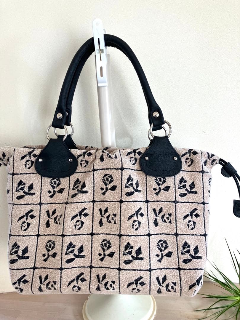 ハンドメイドlulu巾着トートバッグ