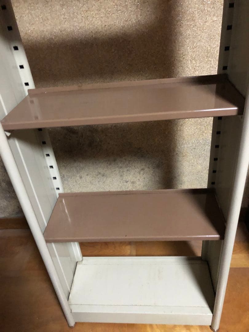 くろがね スチール製4段オープンラック 本棚 昭和レトロ