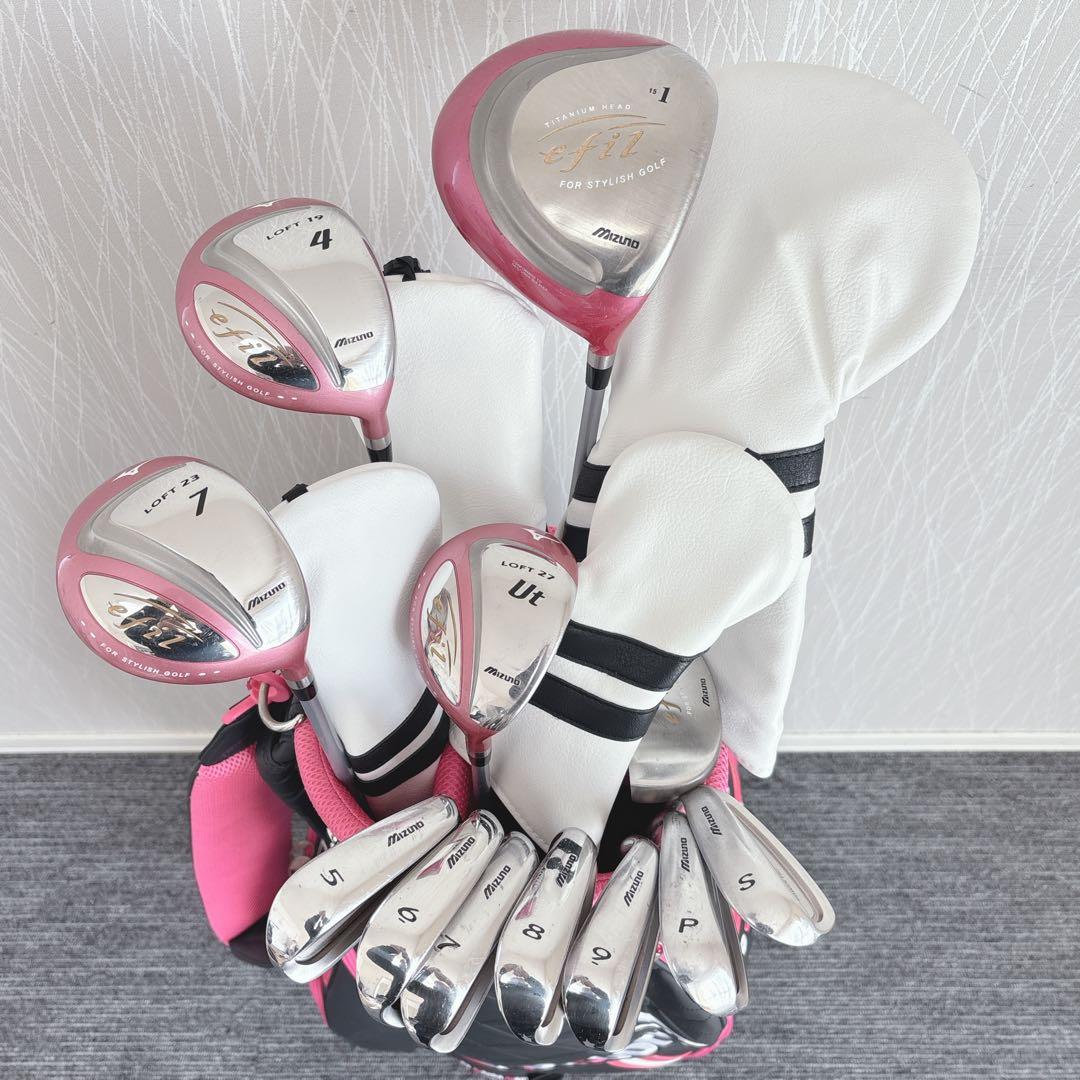 超豪華❗️ミズノ/ efil 初心者 レディース ゴルフ クラブフレセット