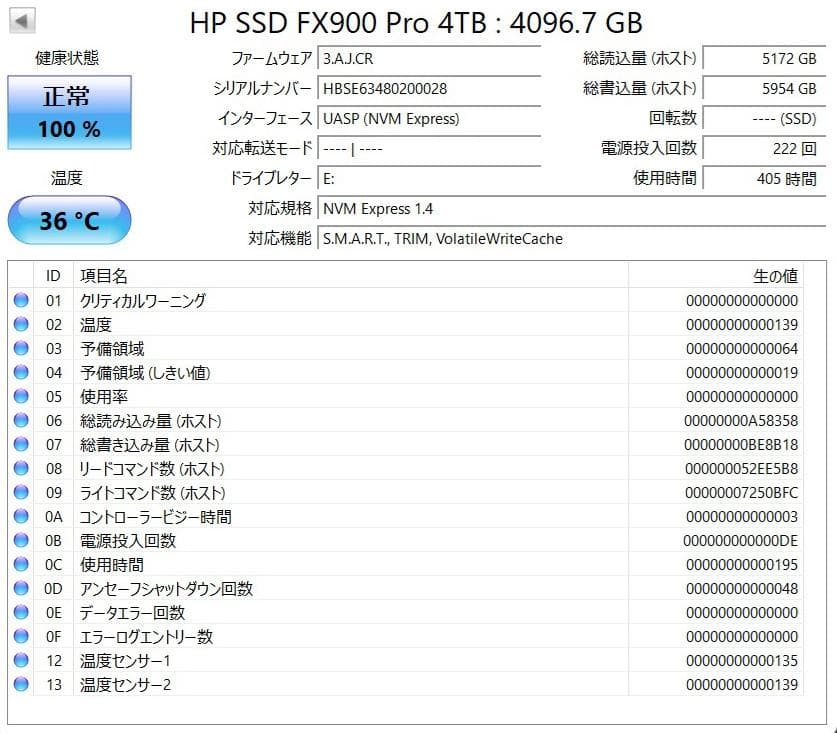 最終価格HP SSD FX900 Pro★M.2★4TB★読込7400MB/s
