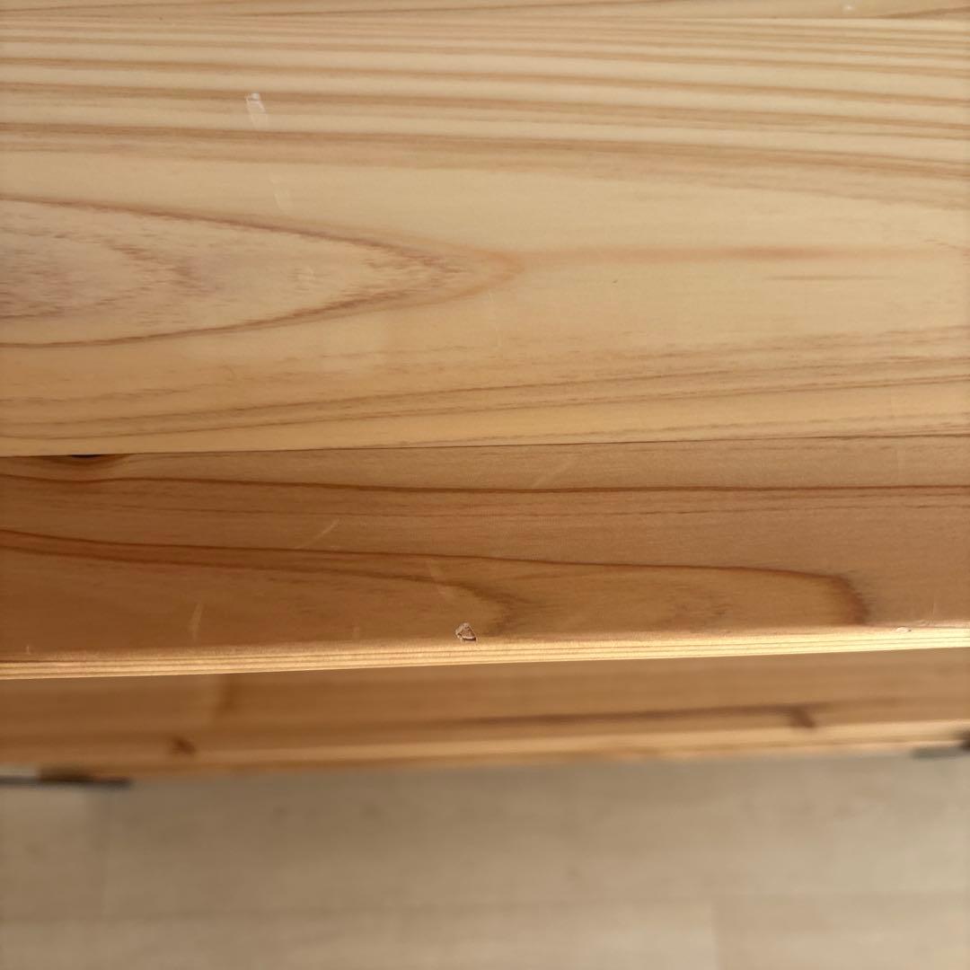 KANADEMONO シェルフ 無垢 杉 Black Steel