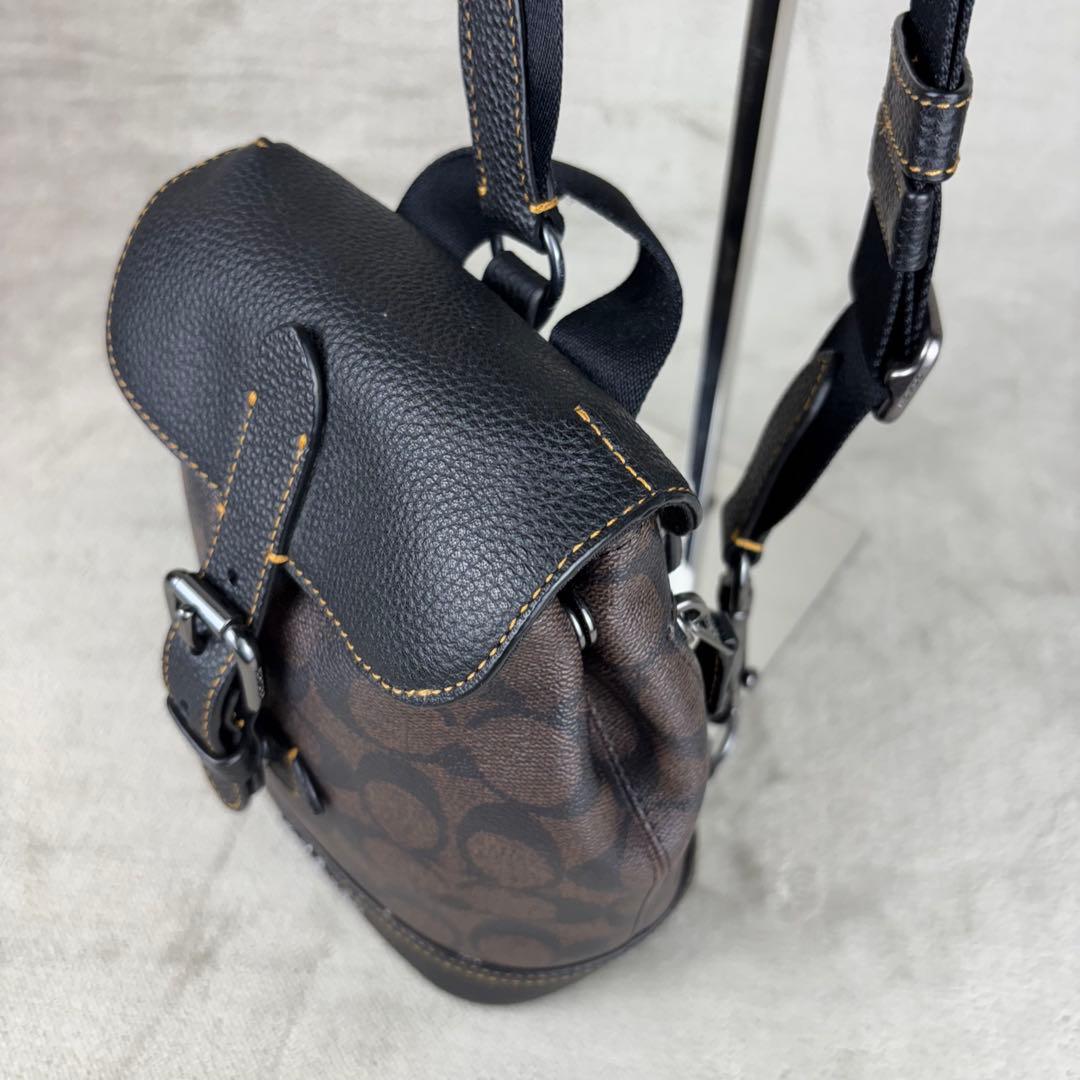 ★極美品★ COACH PVC クロスボディバッグ ハドソン シグネチャー