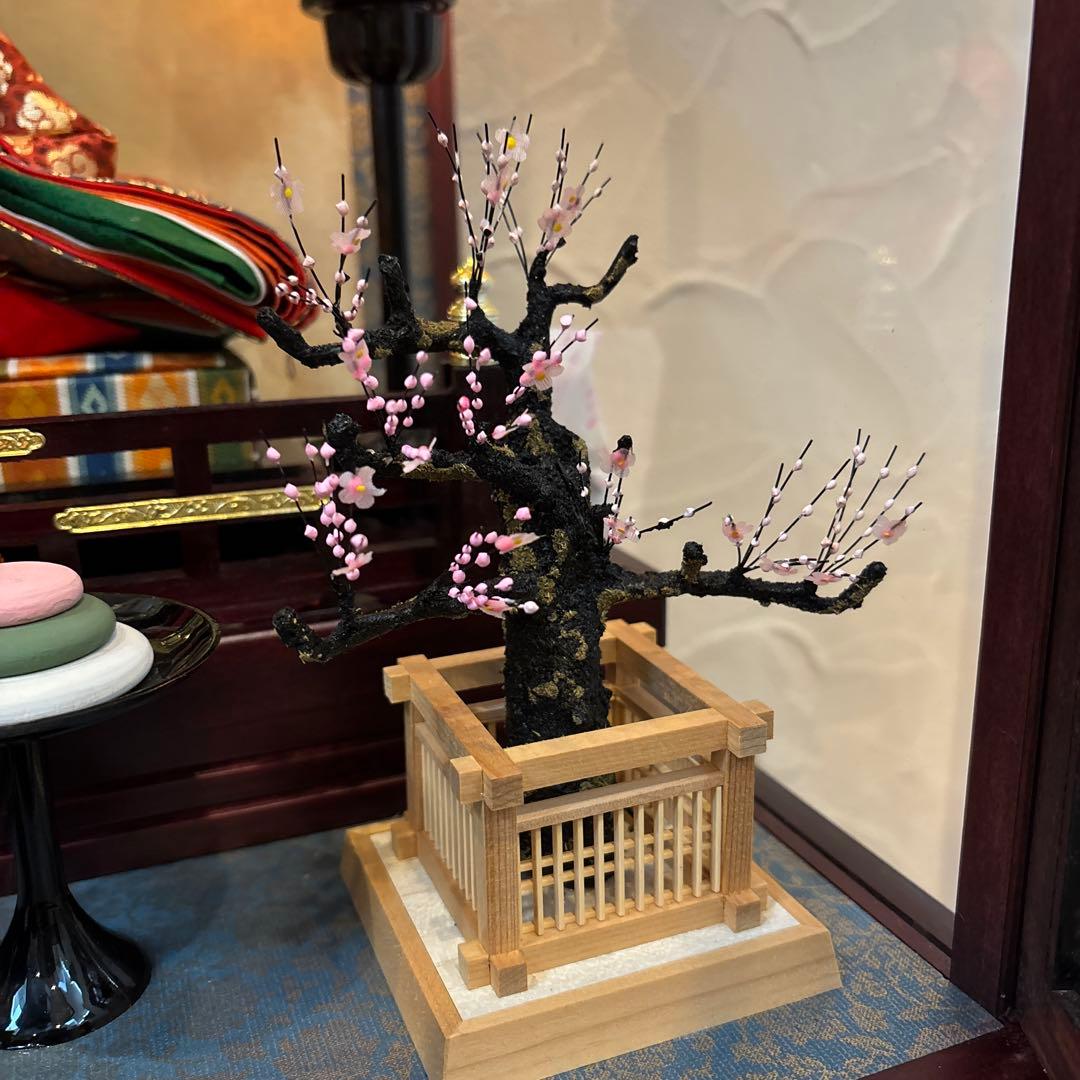 ガラスケース入り　雛人形