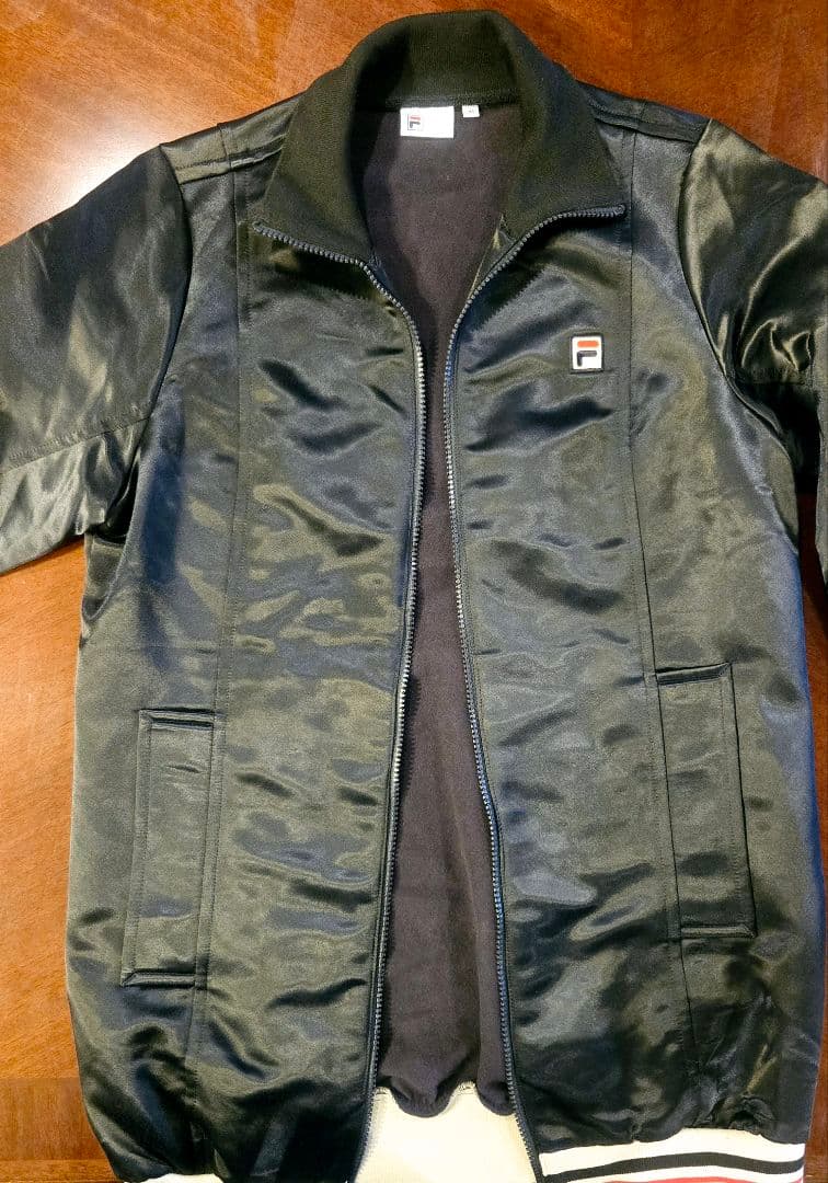 FILA フィラ トラックジャケット ブルゾン ネイビー 、Mサイズ、レディース