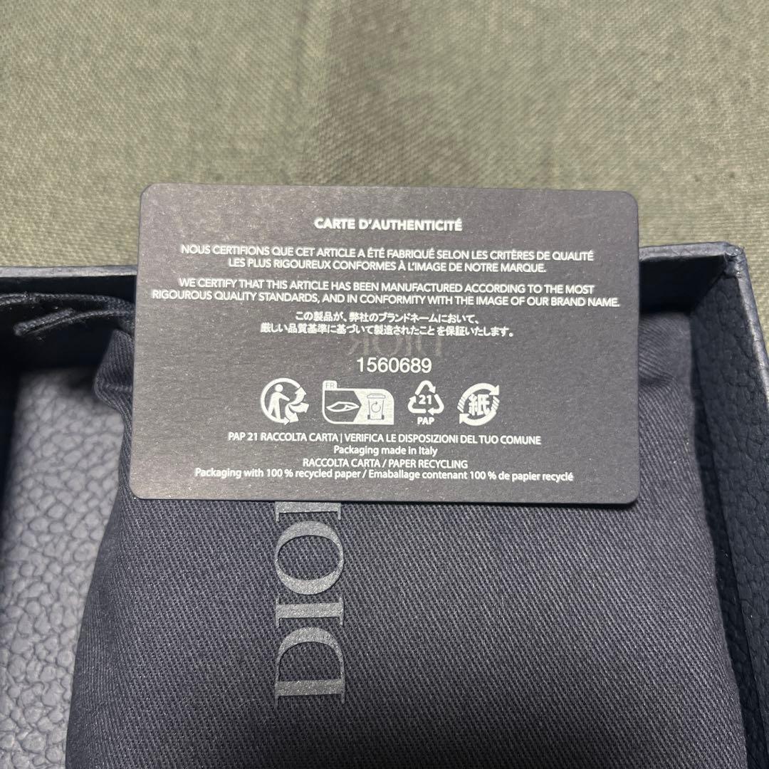 Dior ブラックレザー 名刺入れ