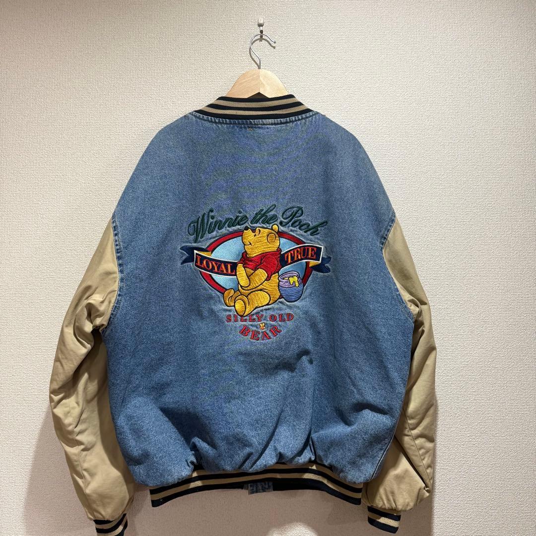ウィニー・ザ・プー デニムスタジャン プーさんジャケット