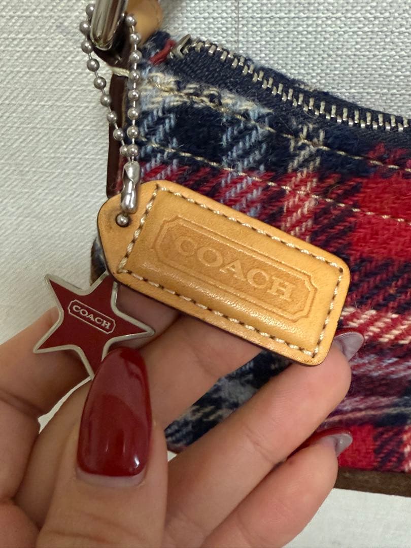 COACH チェック柄　バッグ