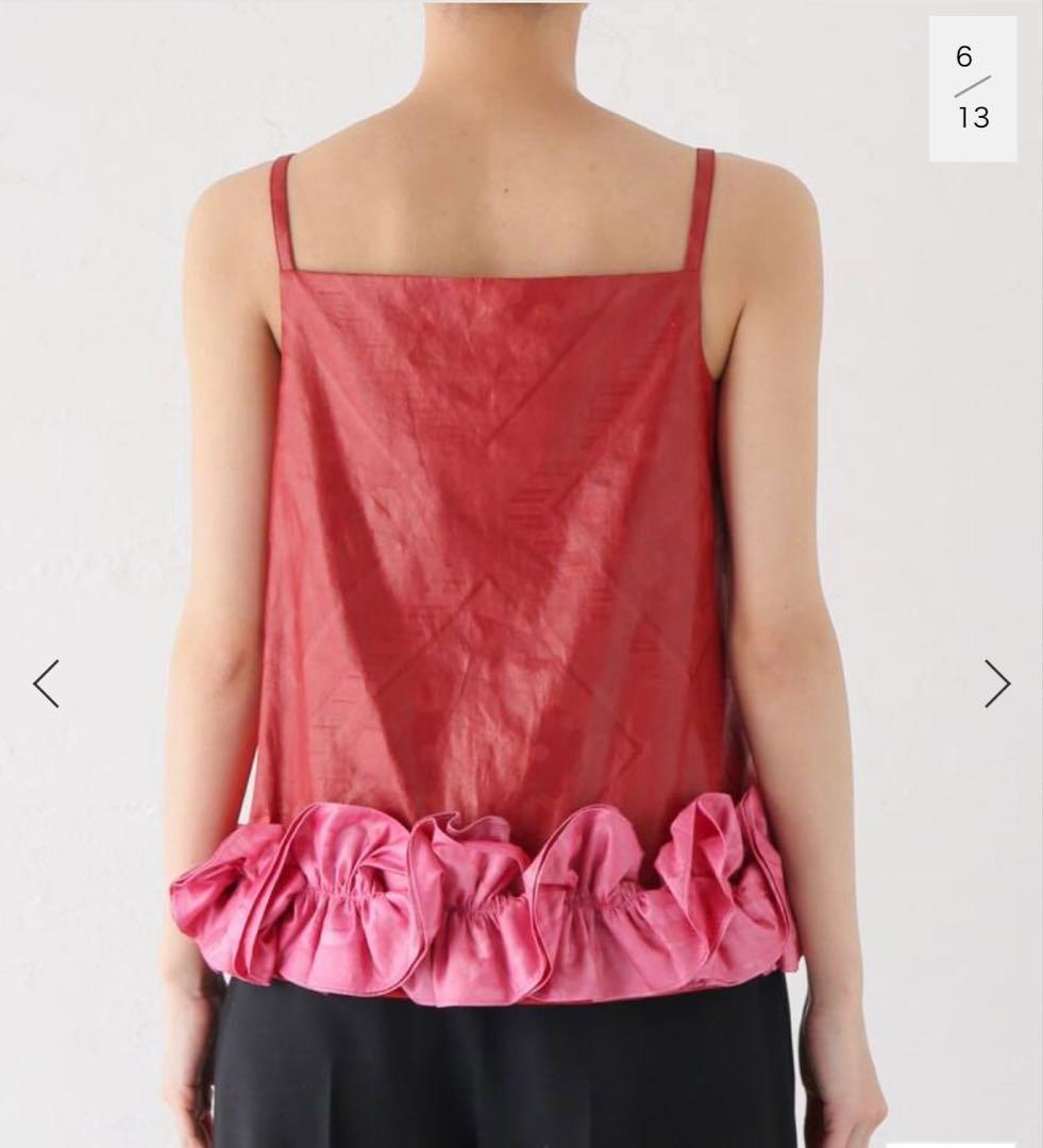 フリル付きキャミソール サイズ38