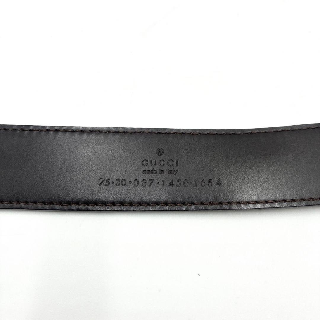 美品 GUCCI ベルト バックル GG マーモント ゴールド 革 ユニセックス