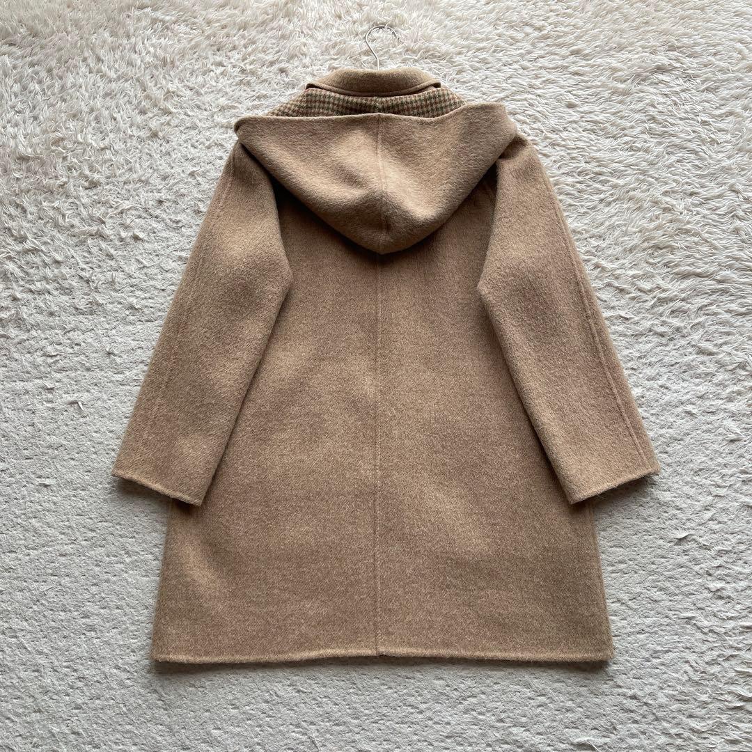 【希少】バーバリー ダブルフェイス ウールコート リバーシブル ベージュ M