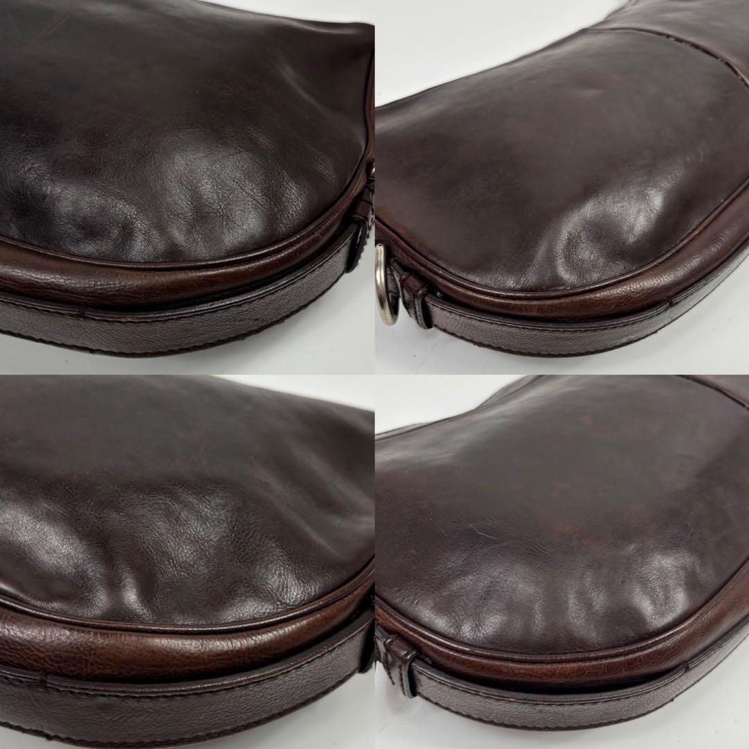 専用イヴサンローラン　モンバサ　ワンショルダーバッグ　レザー　茶色　y2k