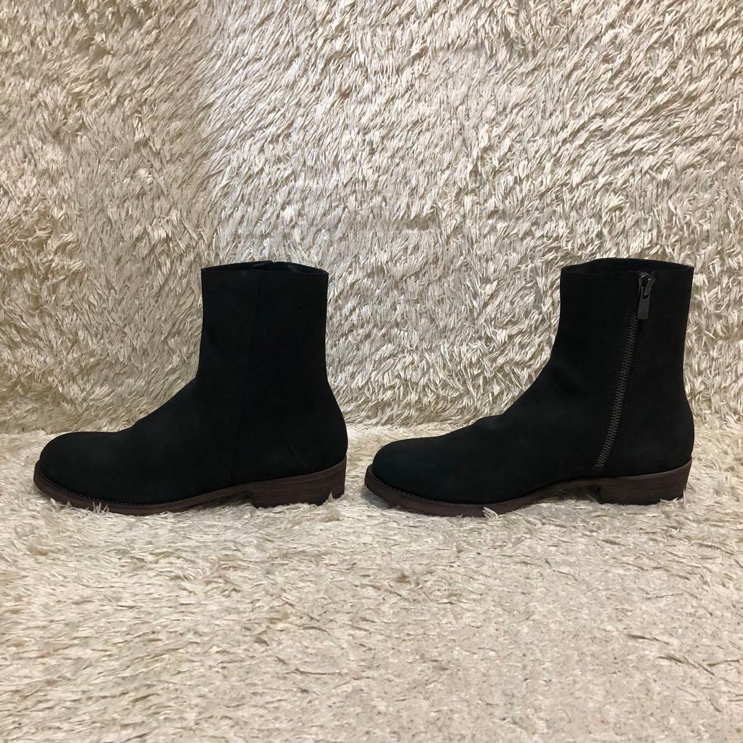 未使用✨カズユキクマガイ ブーツ　ブラック　サイズ42　27cm ブラック