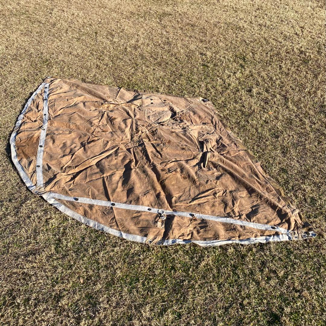 【超レア】ハンガリー軍幕　初期型　扇型　２枚②　迷彩　ハリケーンカモ　ミリタリー