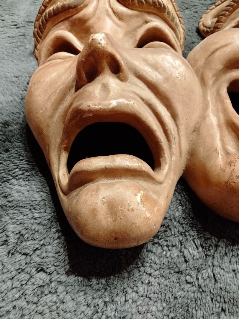 激レア 50s ツーフェイス　壁掛け　two face ビンテージ　ロカビリー