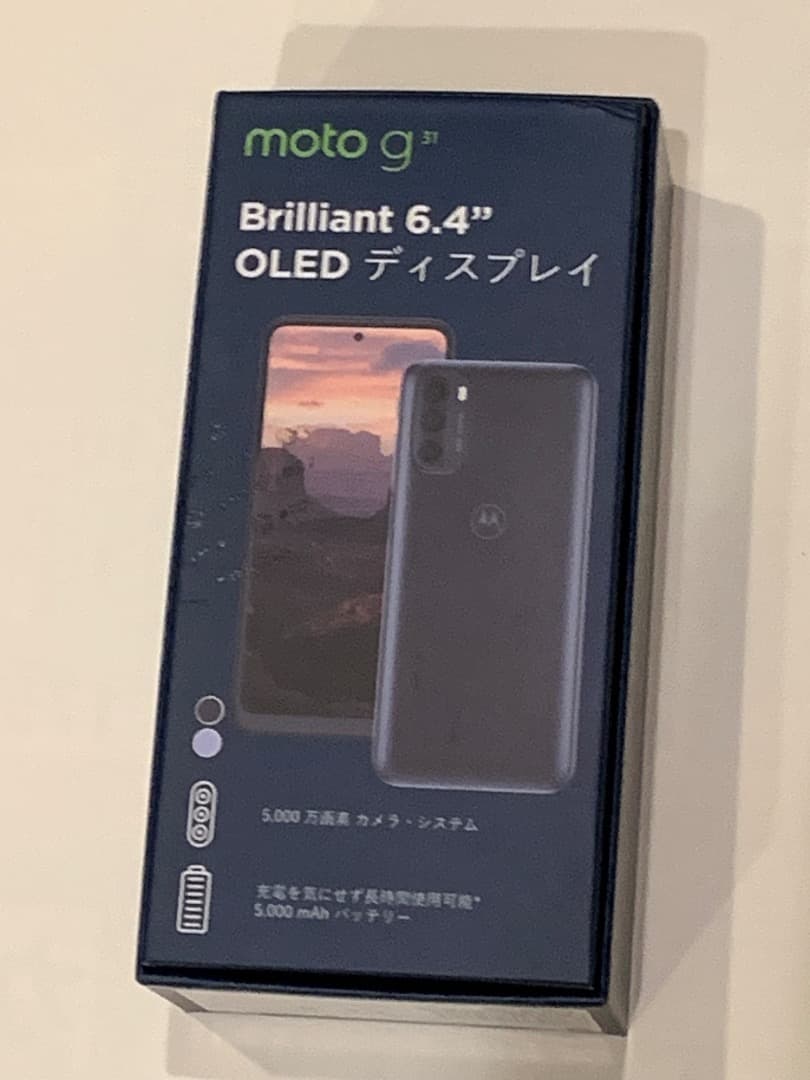 【新品未使用】モトローラ moto g31 本体