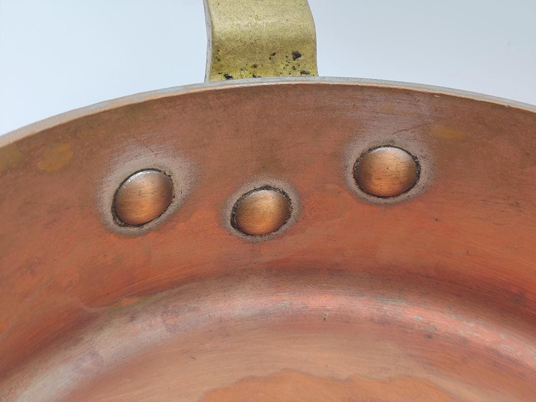 フランスSIN社　銅製片手鍋　18cm