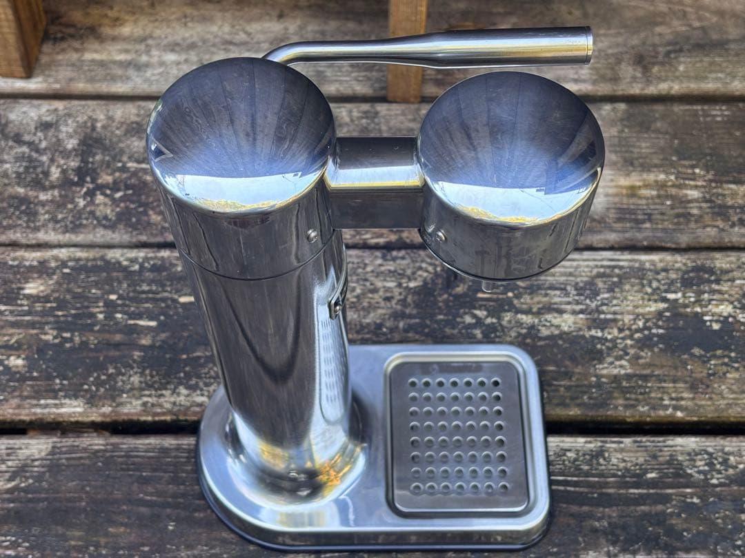 aarke カーボネーター3 スチールシルバー ガスシリンダー２本付き