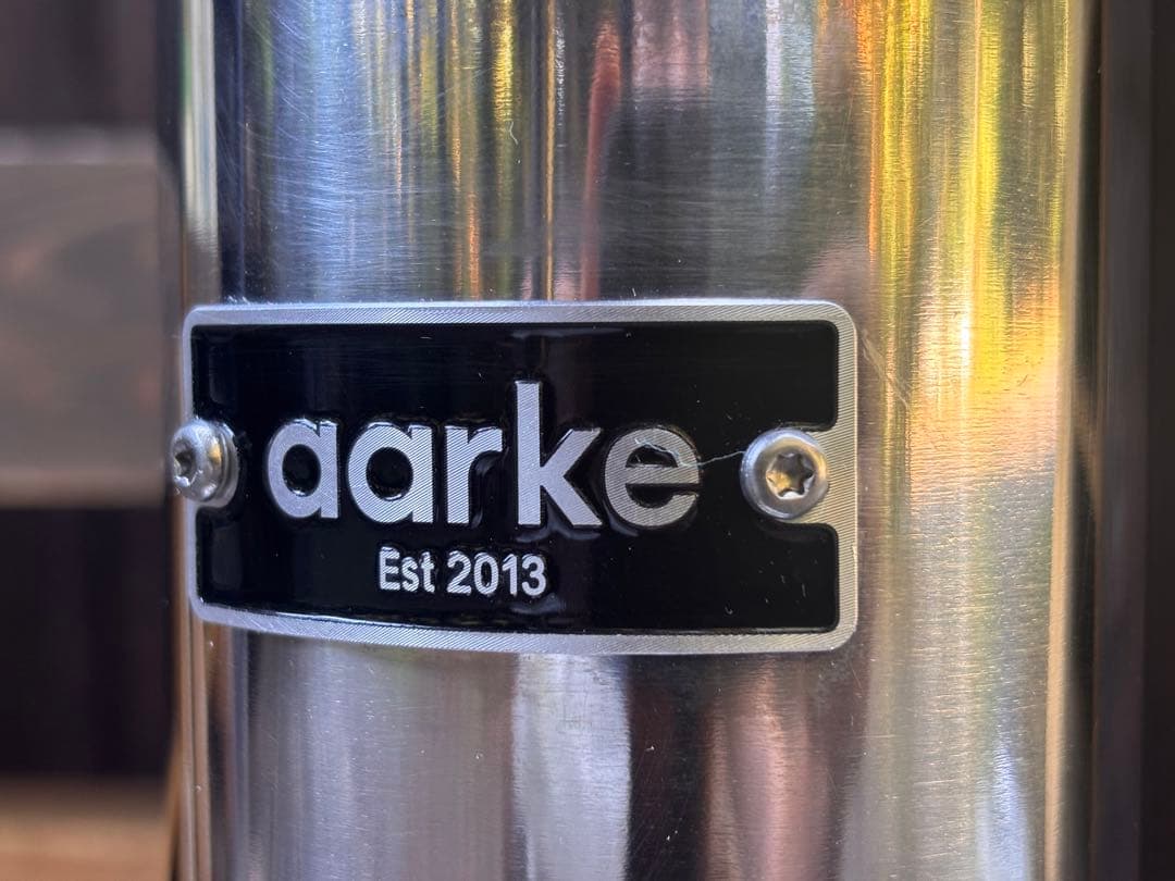 aarke カーボネーター3 スチールシルバー ガスシリンダー２本付き