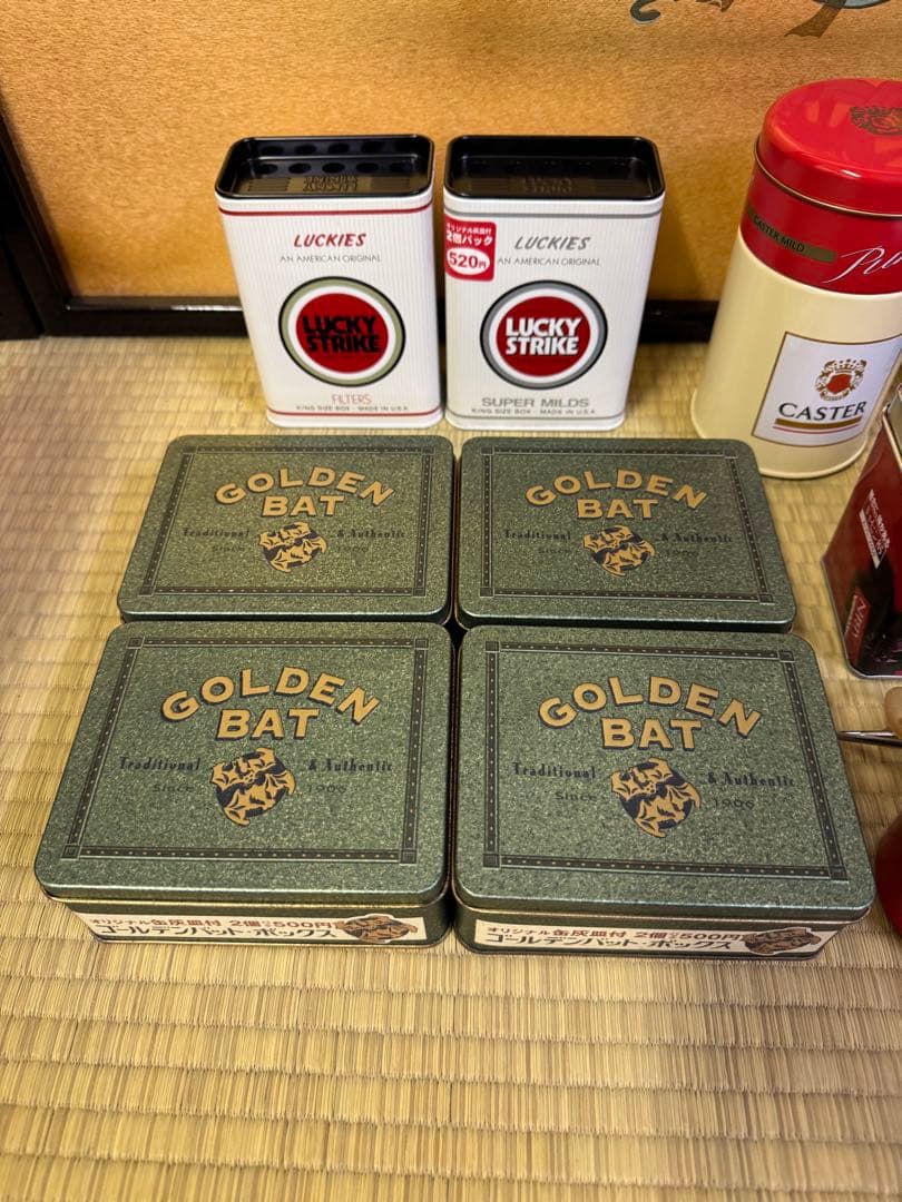 希少　タバコ　たばこ　空缶　空缶灰皿　昭和レトロ　当時物　ノベルティ　セット販売