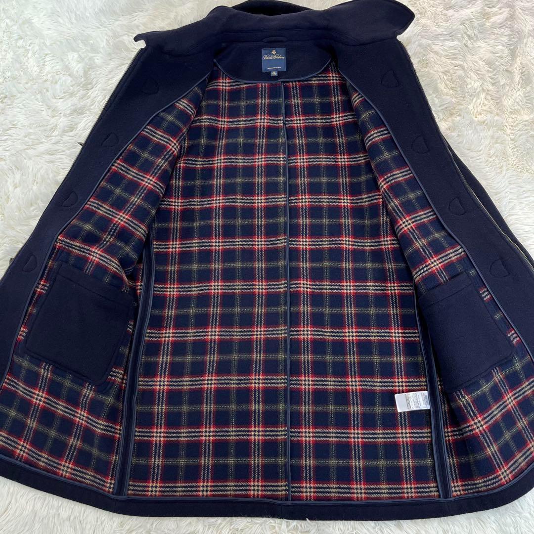 ブルックスブラザーズ　ウールダッフルコート　水牛角トグル　ネイビー　XLサイズ