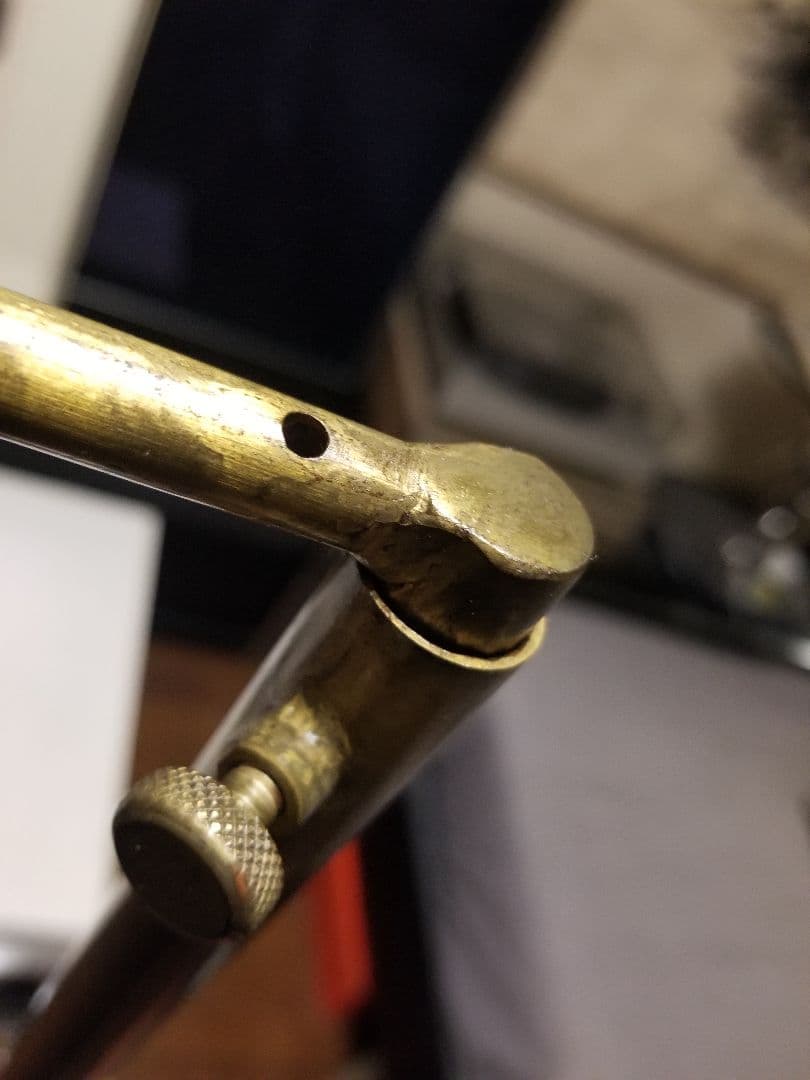 非売品　ヴィンテージ　バーバリー　什器　無垢　銅　真鍮　無垢　スタンド　フラッグ