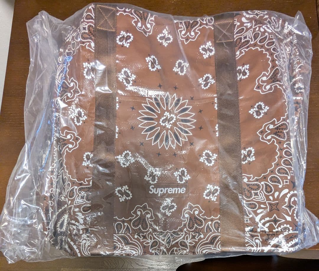 新品 21ss Supreme Bandana Large Duffle Bag