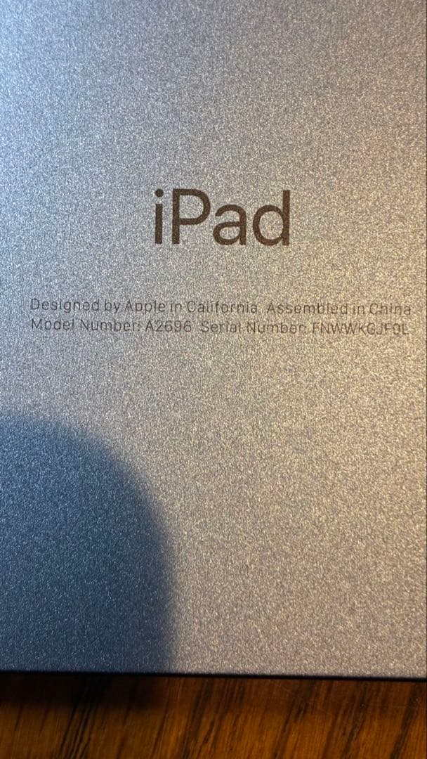 Apple iPad 256GB Wi-Fi 本体