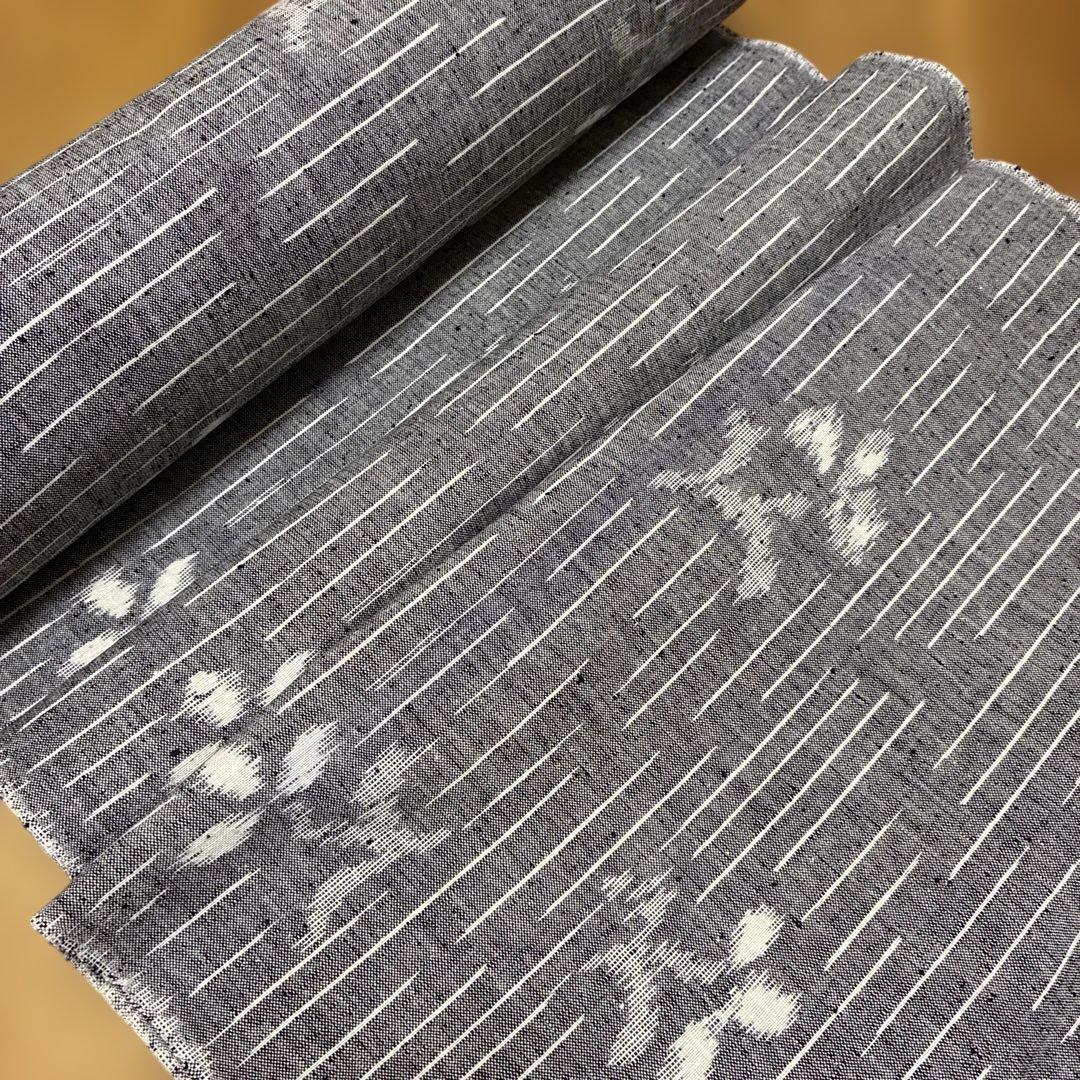 特選伊予かすり　木綿　反物　一反　着物　浴衣　リメイク