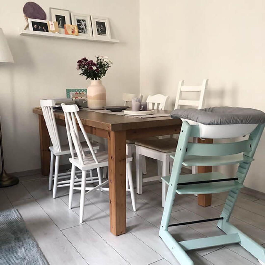 最終価格☘️送料無料⭐️美品⭐️ベビーセット付⭐️ライトブルー⭐️STOKKE⭐️ストッケ⭐️