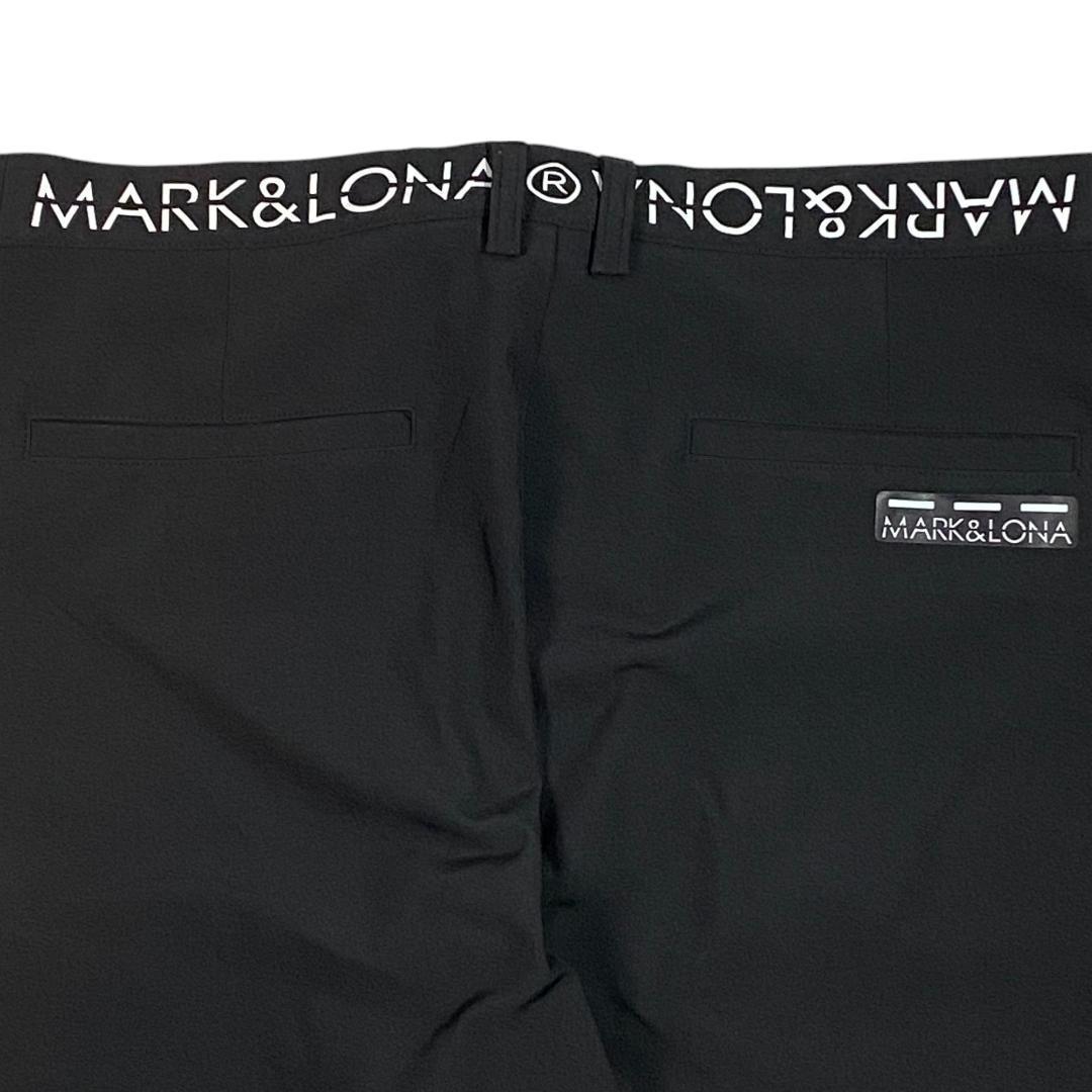 【韓国モデル】MARK＆LONA 裏起毛 パンツ ブラック 34 ゴルフ