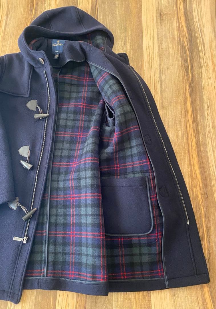 Brooks Brothers ダッフルコート M 裏地 タータン チェック