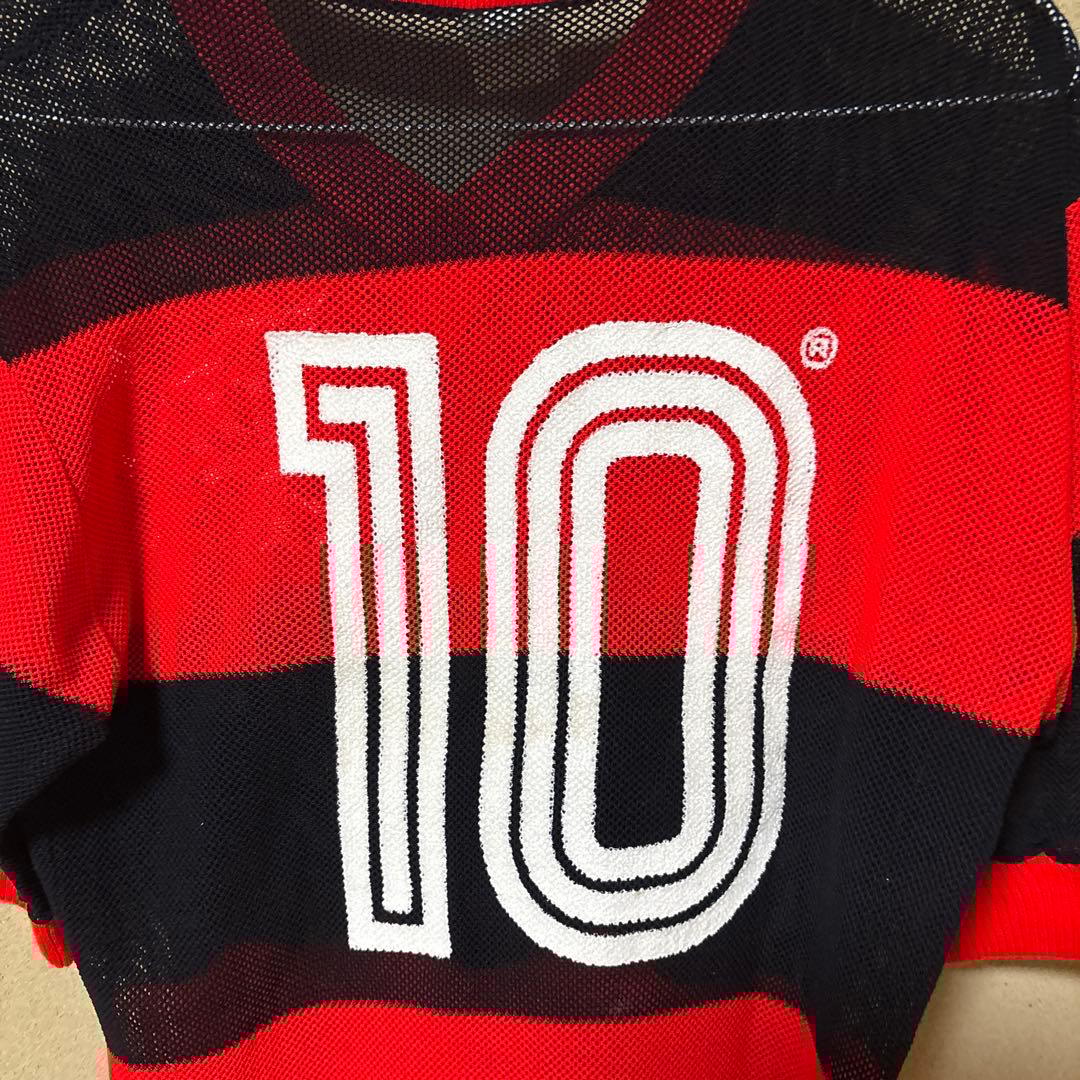 フラメンゴメッシュユニフォーム10番tシャツ古着