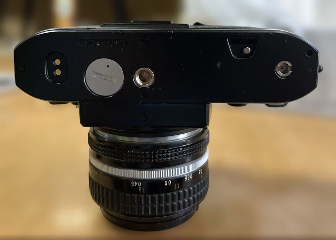 【中古】Nikon EM + 50mm F1.4 レンズ付き 動作品