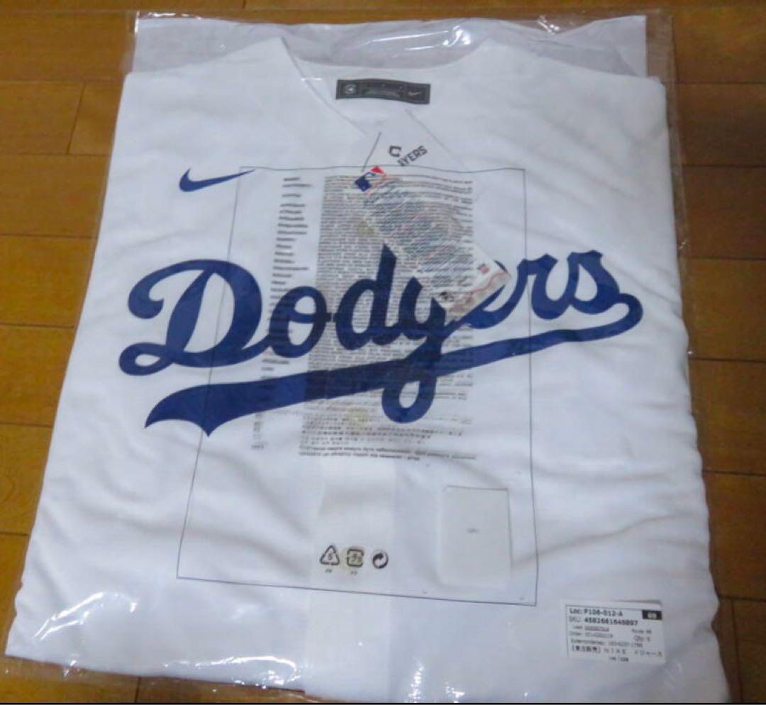 新品未使用MLB公式品 本物 正規品 大谷翔平 ユニ ドジャース Lサイズ