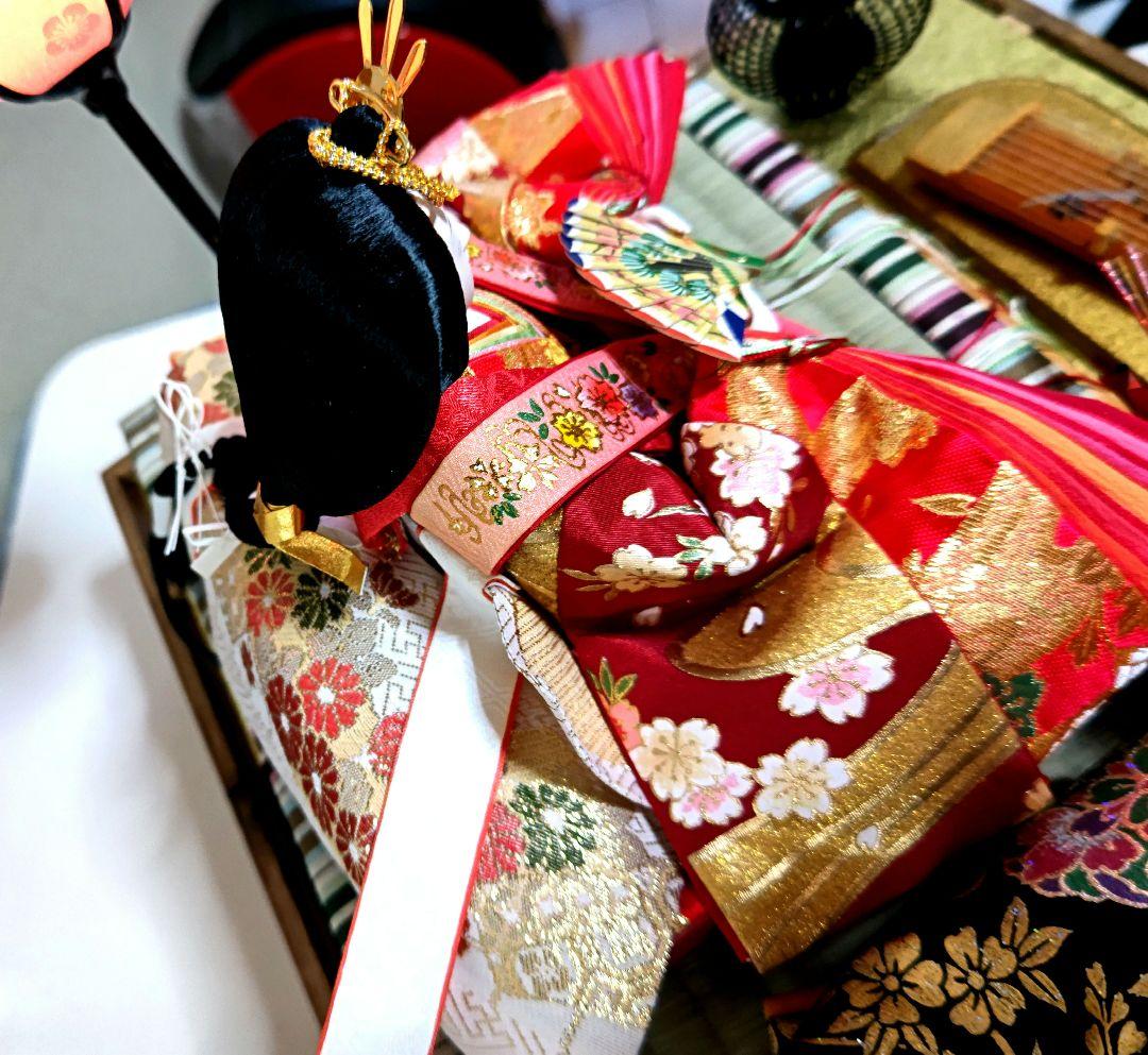 人形のはなふさ　雛人形　コンパクト　ケース飾り　新王飾り　三五新王