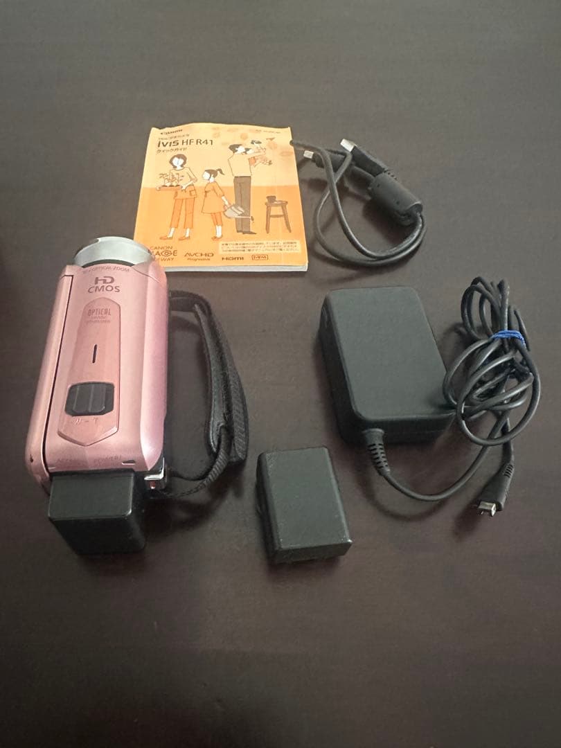 Canon iVIS HF R41 ビデオカメラ 純正バッテリー2個付き