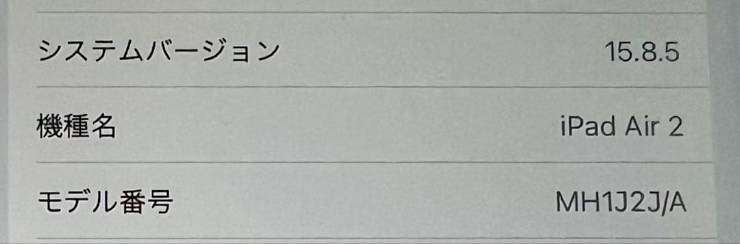 iPad本体 Apple iPad Air 2 (MH1J2J/A) 128GB