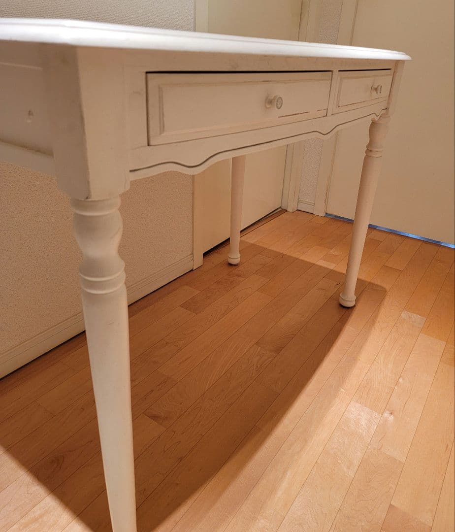 【最終】リリーホワイトミディアムデスク 学習机