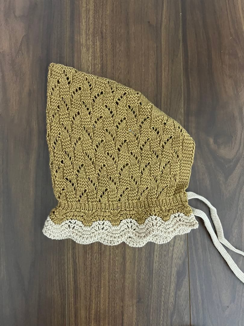 MABLI 小人 ロンパース ボンネット18m ブラウン 2025SS マブリ