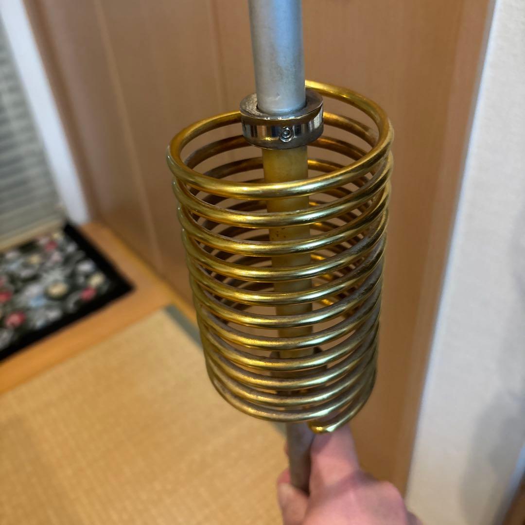 コイルアンテナ 金属製 デコトラ　ufoアンテナ 当時物CB無線