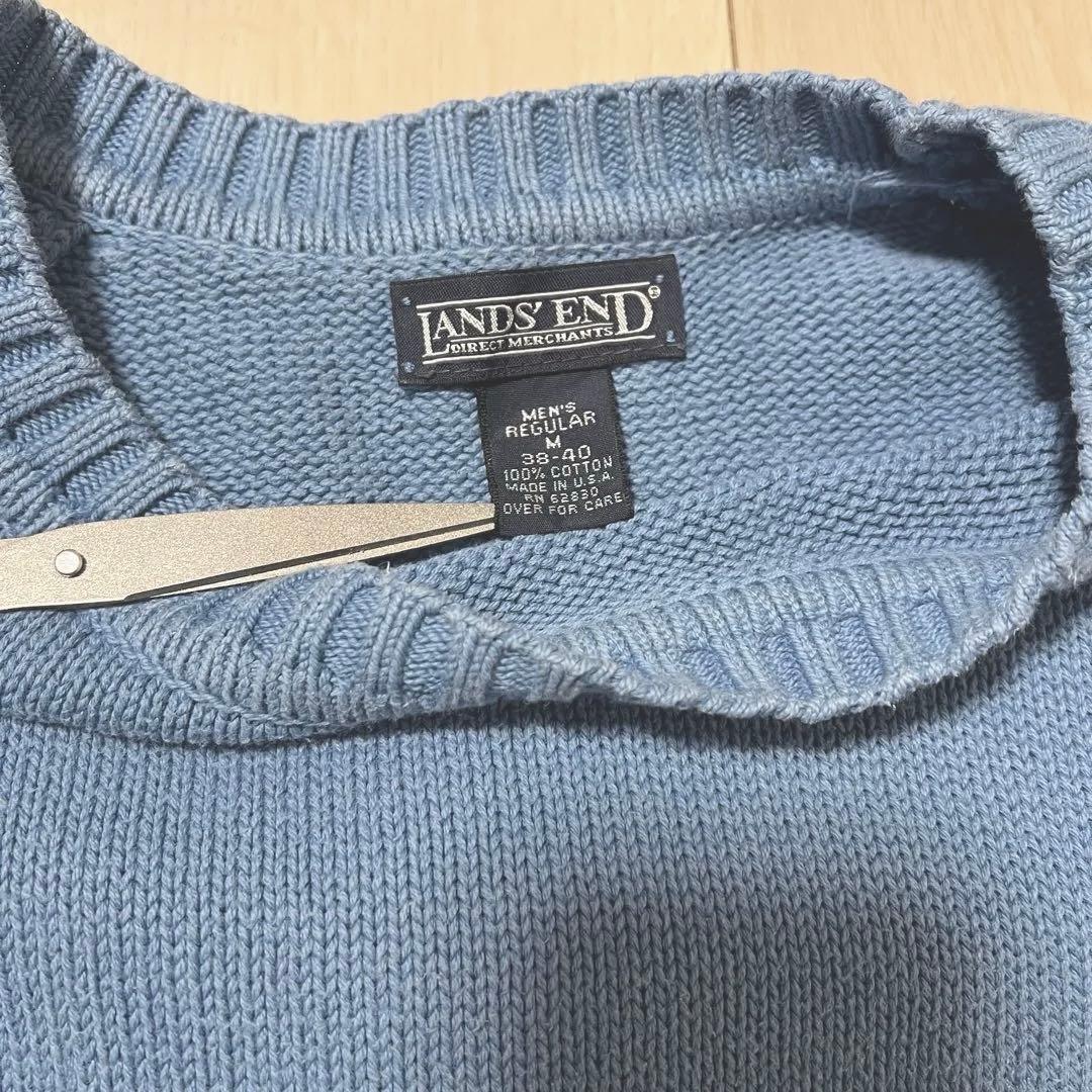 LANDS END 90sドリフターニット　MADE IN USA